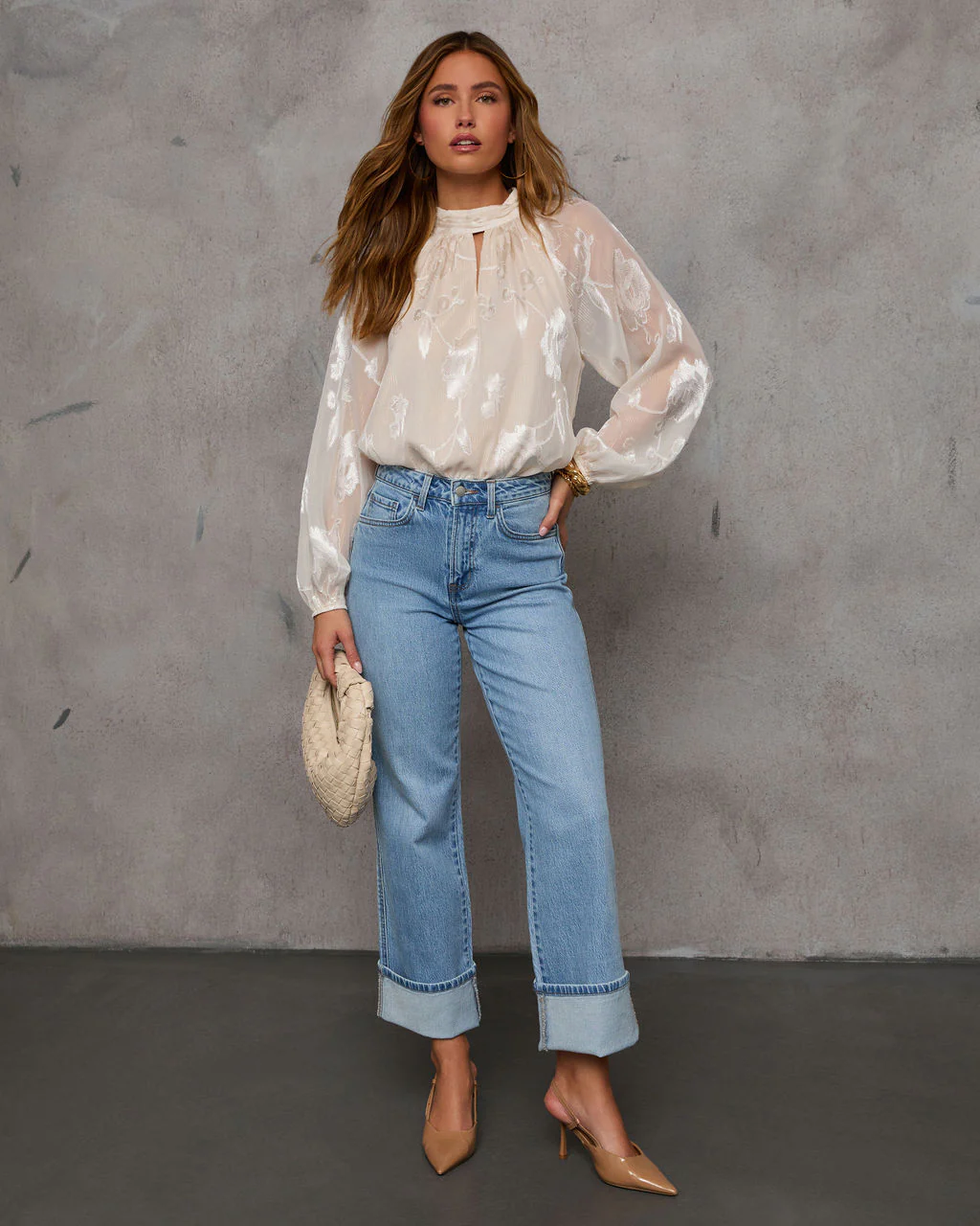 With You Satin Blouse - Image 2